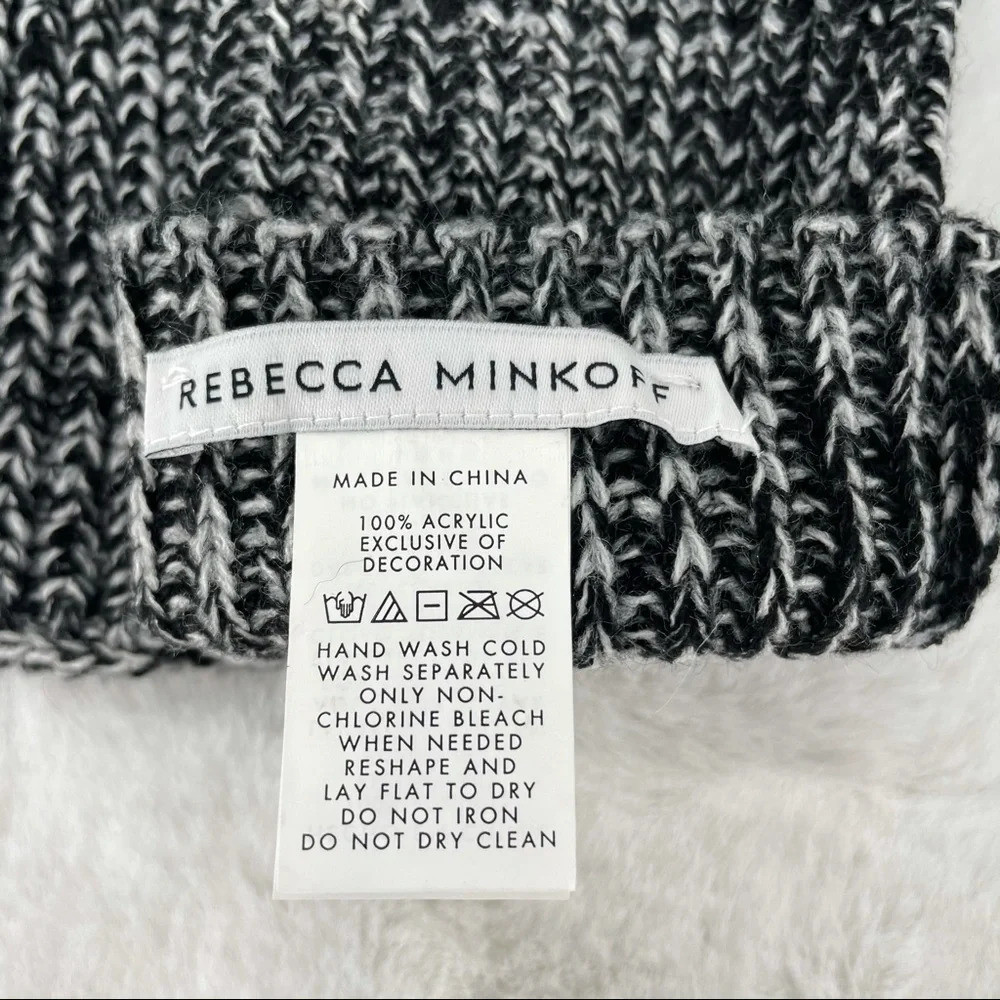 Rebecca Minkoff Marled Beanie and Arm Warmers - Picture 5 of 5